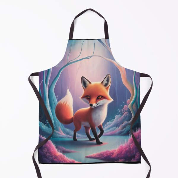 Item preview, Whimsical Fox. Fantasy cute fox, magical forest, enchanting woodland, vintage fox designed and sold by FoxVibes.