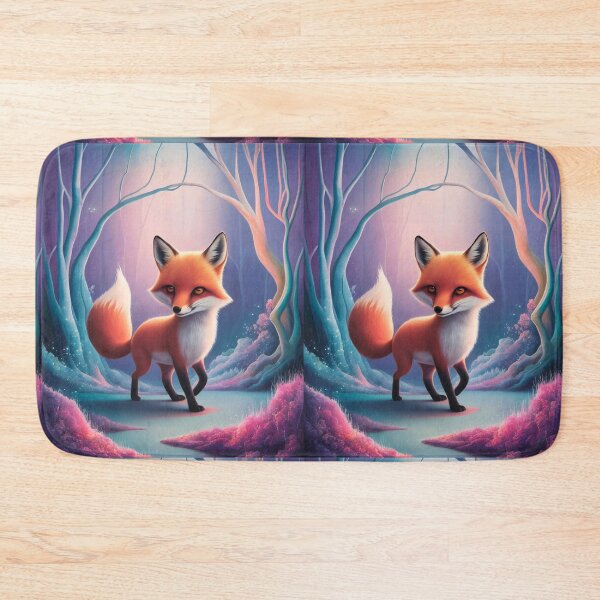 Item preview, Whimsical Fox. Fantasy cute fox, magical forest, enchanting woodland, vintage fox designed and sold by FoxVibes.