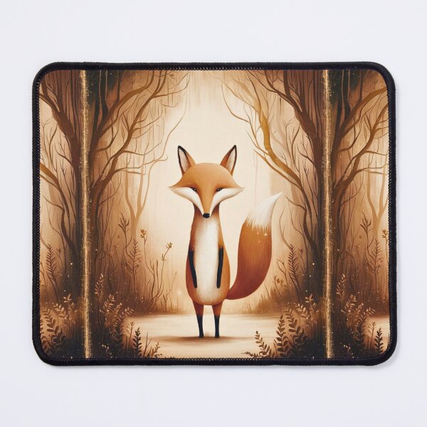 Item preview, Whimsical Fox. Fantasy cute fox, magical forest, enchanting woodland, vintage fox designed and sold by FoxVibes.