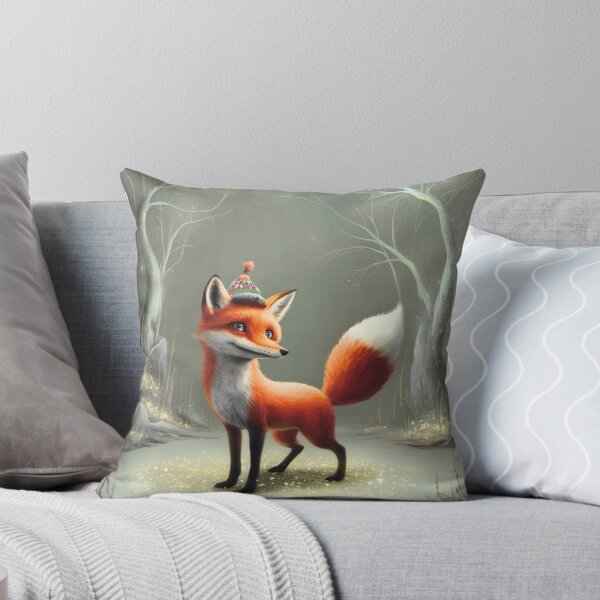 Item preview, Whimsical Fox. Fantasy cute fox, magical forest, enchanting woodland, vintage fox designed and sold by FoxVibes.