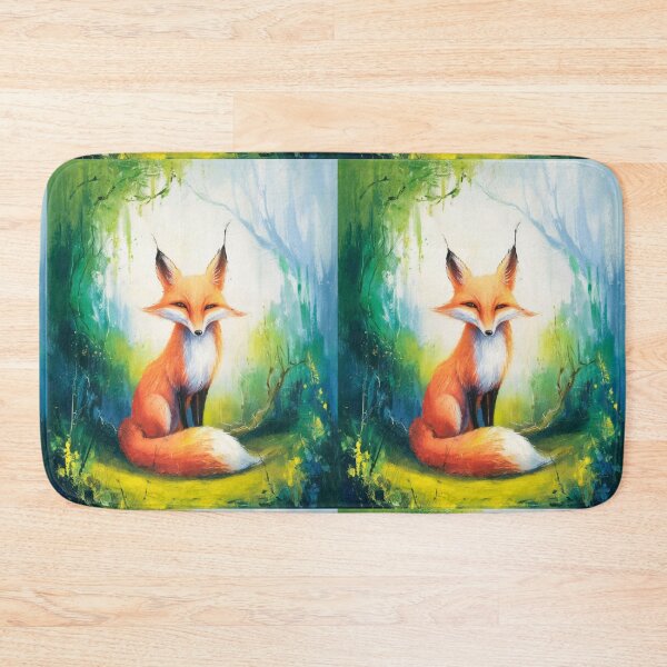 Item preview, Whimsical Fox. Fantasy cute fox, magical forest, enchanting woodland, vintage fox designed and sold by FoxVibes.