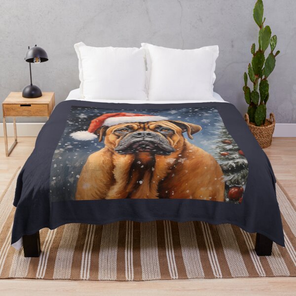 Item preview, Christmas Bull Mastiff designed and sold by Samuelsboro.