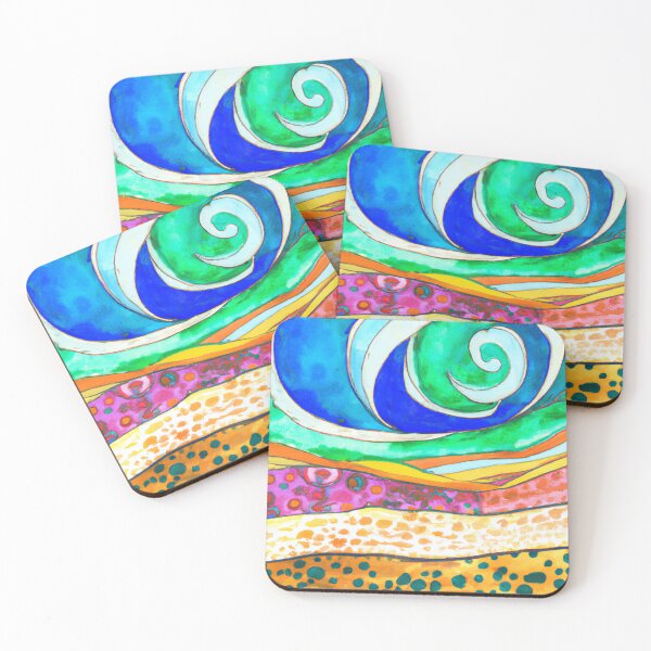 Item preview, Abstract Beach Scene designed and sold by BrickHousePop.