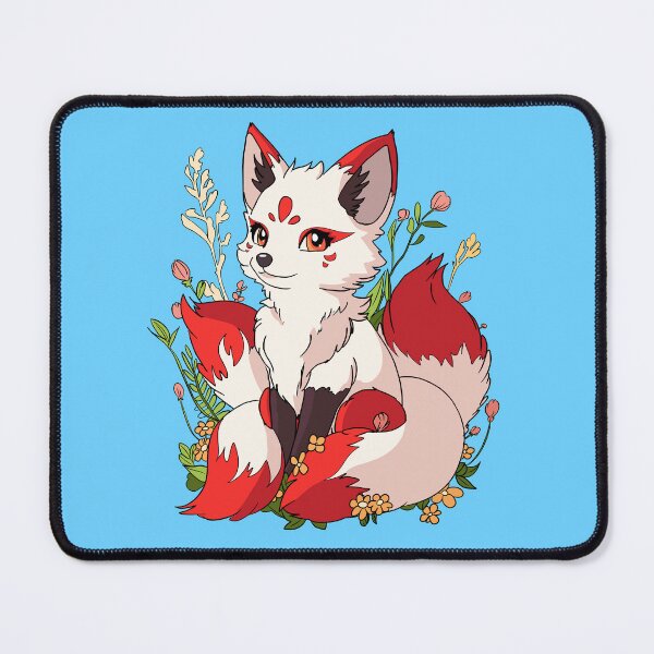Item preview, Kitsune - fox flower garden designed and sold by SheboahArt.