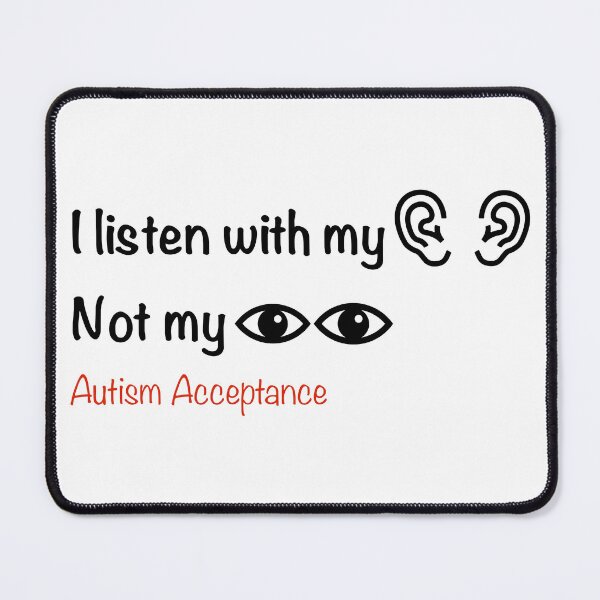 Item preview, Autism - I listen with my ears designed and sold by ARs-designs.