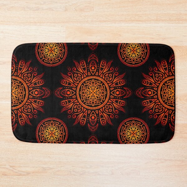 Item preview, Mandala pattern - red designed and sold by CoffinBoneArt.