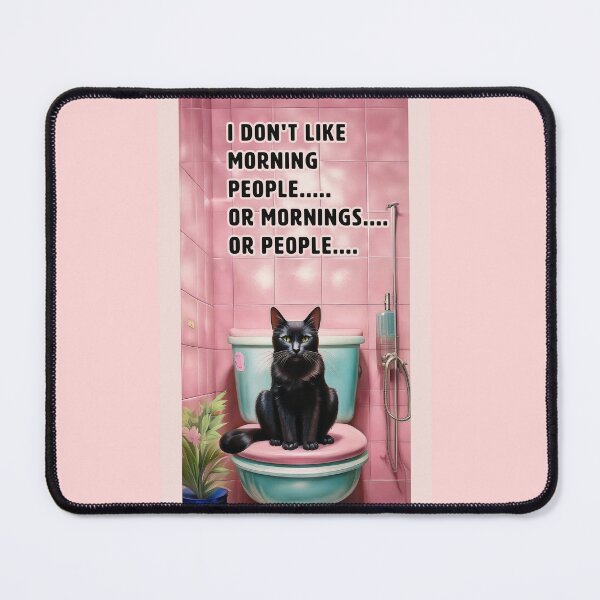 Item preview, funny black cat quotes designed and sold by La Loca.