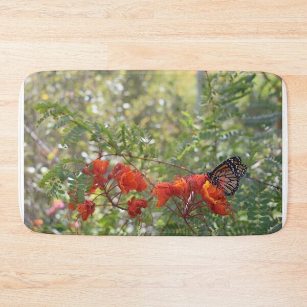 Item preview, Monarch Butterfly on Red Flowers designed and sold by MangoSeeds.