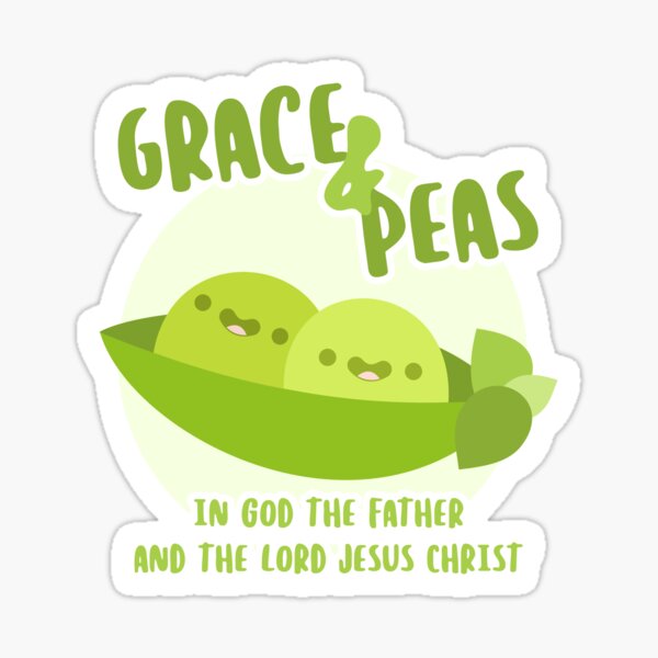 Grace & Peas Sticker