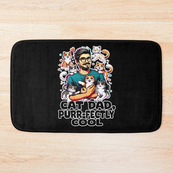 Item preview, Cat Dad Purr-fectly Cool designed and sold by Taans-Creation.