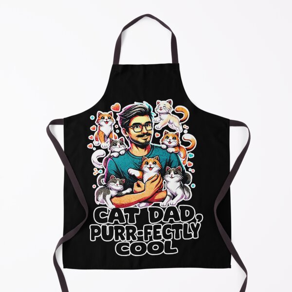 Item preview, Cat Dad Purr-fectly Cool designed and sold by Taans-Creation.
