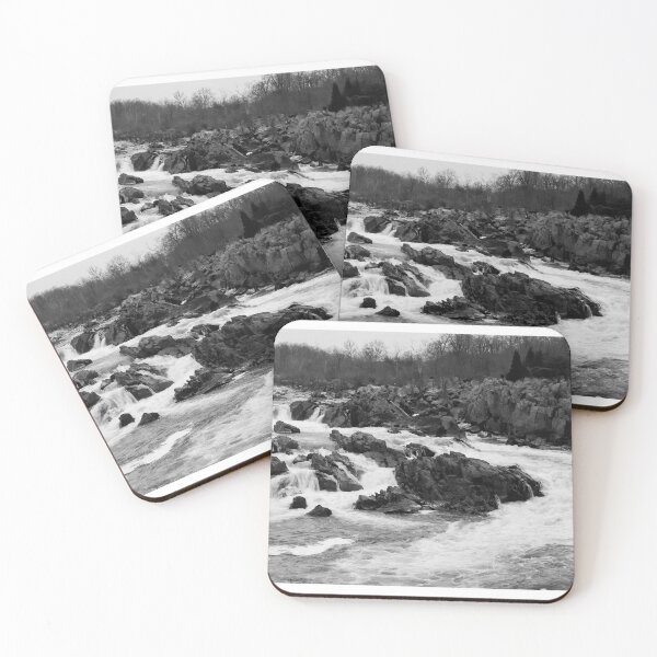 Item preview, Great Falls Maryland USA Panorama in Black and White designed and sold by TonyCrehan.