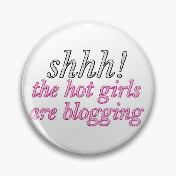 Artikelvorschau, Pssst, die heißen Girls bloggen Sticker Girlhood Y2K girly entworfen und verkauft von bubbleiel.