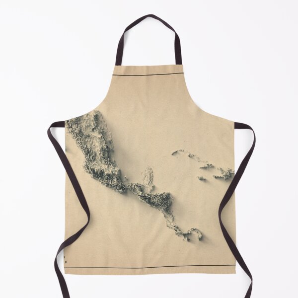 Item preview, Central America Shaded Relief Map 3D digitally-rendered designed and sold by ThinkAboutMaps.