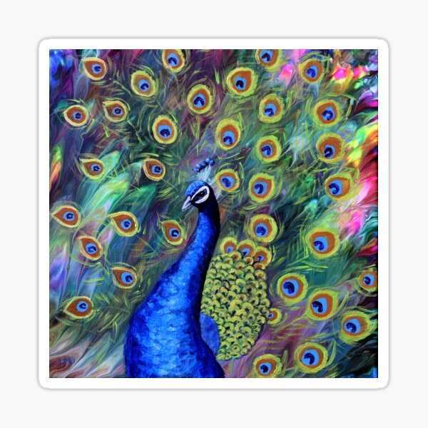 Peacock Sticker
