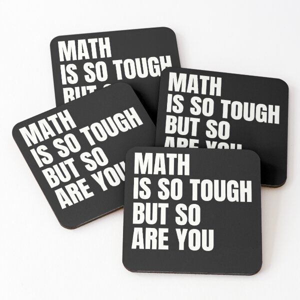 Item preview, Motivational Math saying - Math is So Tough But So Are You designed and sold by MouDantArts.