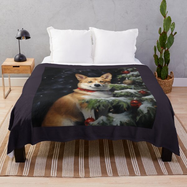 Item preview, Christmas Canaan Dog Portrait designed and sold by Samuelsboro.