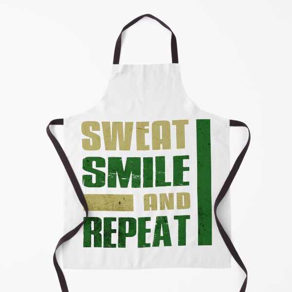 Artikelvorschau, Sweat Smile and Repeat - Motivierende Sprüche entworfen und verkauft von Taans-Creation.