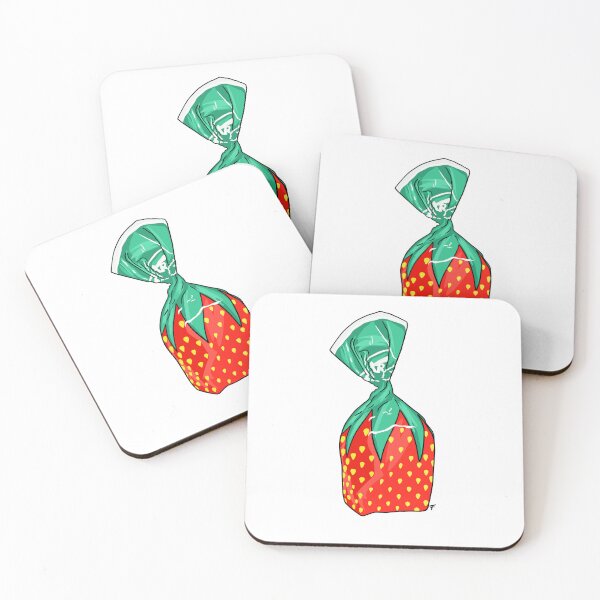 Item preview, Strawberry Bon Bons - White Background  designed and sold by The Abysmall.
