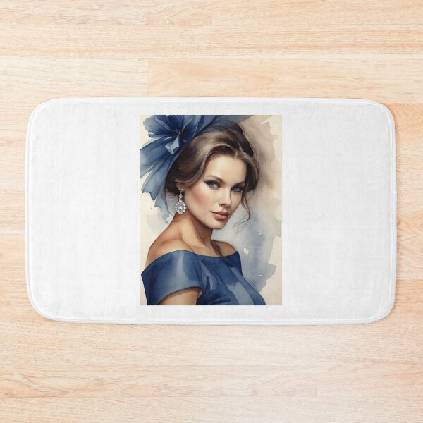 Item preview, Mysterious Lady with a Blue Bow designed and sold by KilianSzmid.