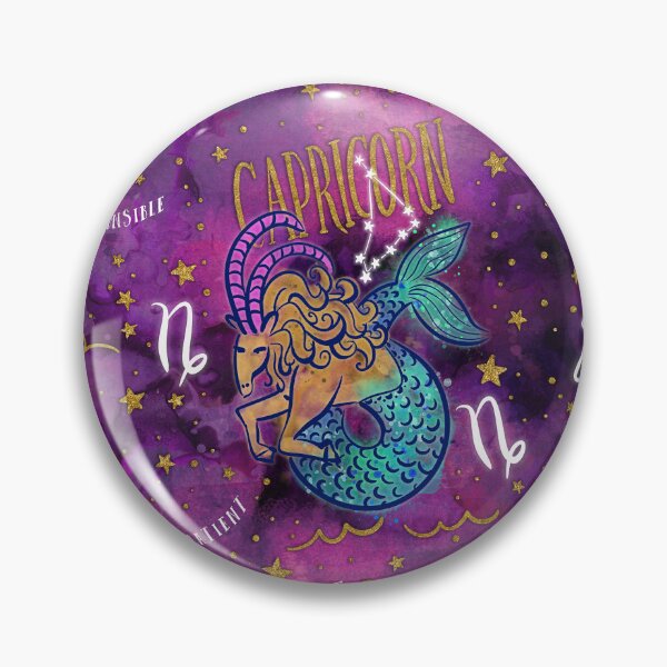 Item preview, Capricorn Zodiac Sign for birthdays from December 22 - January 19. designed and sold by KariSmithDes.