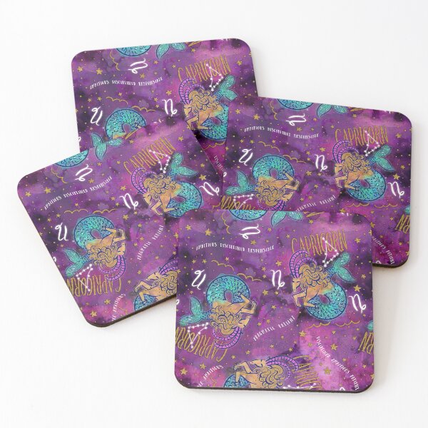 Item preview, Capricorn Zodiac Sign for birthdays from December 22 - January 19. designed and sold by KariSmithDes.