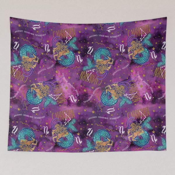 Item preview, Capricorn Zodiac Sign for birthdays from December 22 - January 19. designed and sold by KariSmithDes.