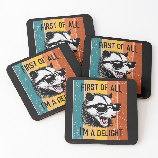 Item preview, Retro First Of All, I'm A Delight designed and sold by AlienOccupation.