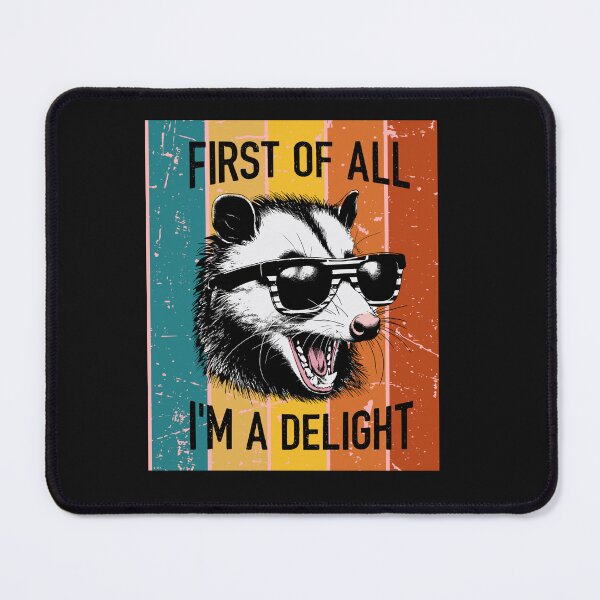Item preview, Retro First Of All, I'm A Delight designed and sold by AlienOccupation.