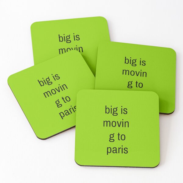 Item preview, big is moving to paris designed and sold by oliviag-art.