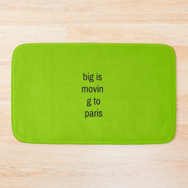 Item preview, big is moving to paris designed and sold by oliviag-art.