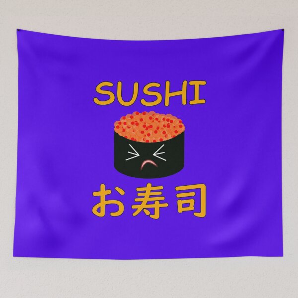 Item preview, Unhappy Gunkan Ikura Sushi English Japanese orange designed and sold by HoppRock.