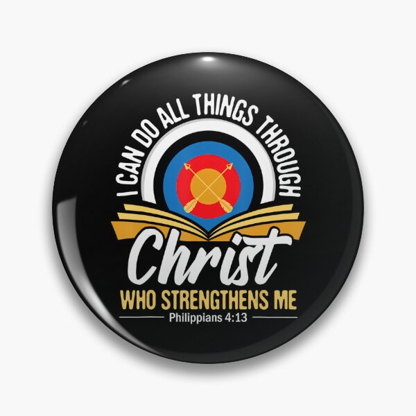 Item preview, I Can Do All Things Through Christ Christian Archer Archery designed and sold by SHARON COUNTS.