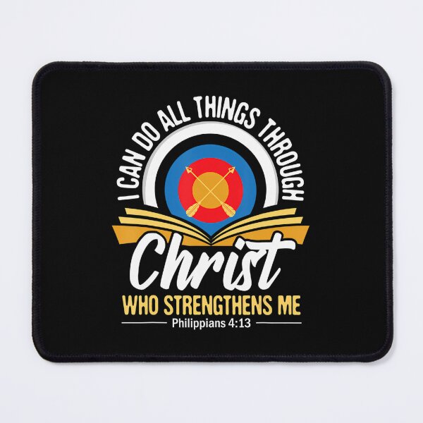 Item preview, I Can Do All Things Through Christ Christian Archer Archery designed and sold by SHARON COUNTS.