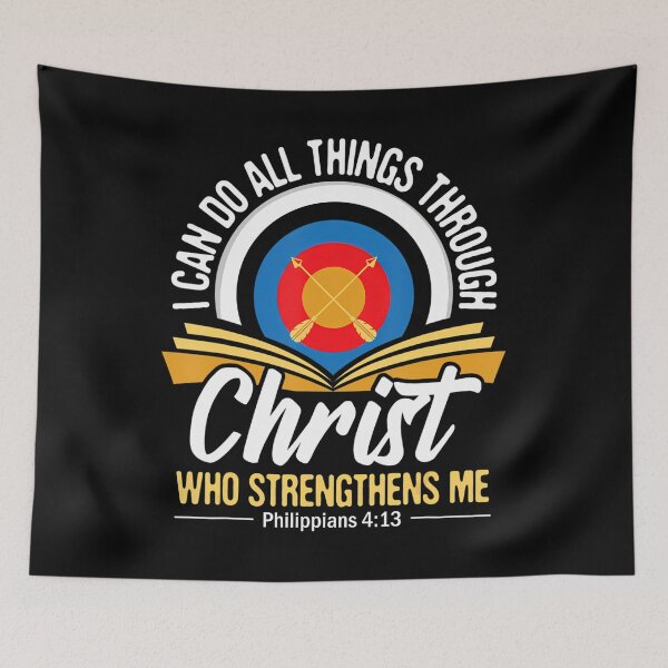 Item preview, I Can Do All Things Through Christ Christian Archer Archery designed and sold by SHARON COUNTS.