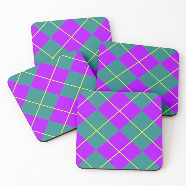 Item preview, 2D purple and teal Argyle Pattern designed and sold by TheRulerofEarth.