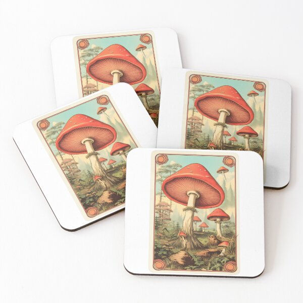 Item preview, Mushroom tarot card- funny fungi designed and sold by cocomelon168.