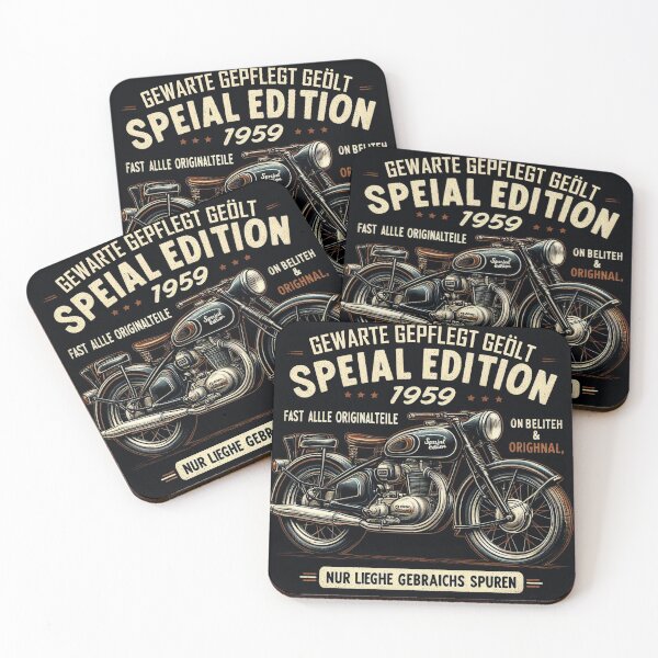 Item preview, 1959 Vintage Motorcycle: Special Edition in Top Condition designed and sold by HAFIZ-DP.