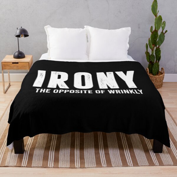 Item preview, Irony. The Opposite of Wrinkly designed and sold by zhilwahesani.