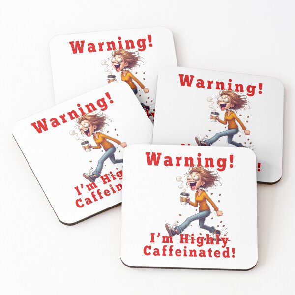 Item preview, Highly Caffeinated! designed and sold by Black Sands Art.