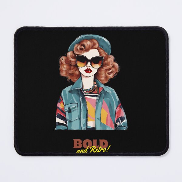 Item preview, Retro Fashion Doll Vibes _80s Nostalgia Art Print Weird Barbie designed and sold by Canfieldcamp.