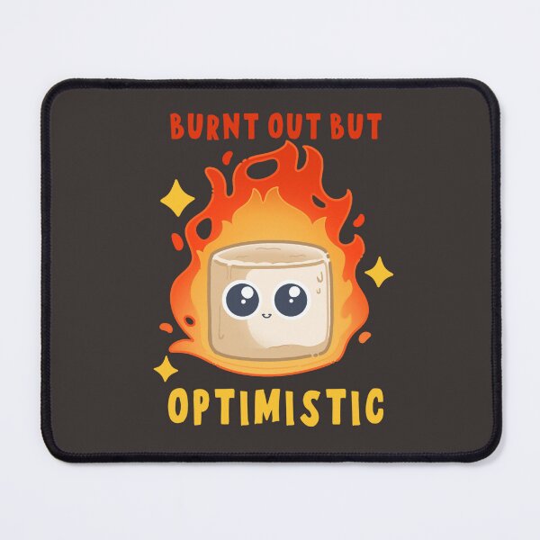 Item preview, Burnt out but optimistic marshmallow burning  designed and sold by Kawabijutsu21.