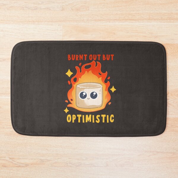 Item preview, Burnt out but optimistic marshmallow burning  designed and sold by Kawabijutsu21.