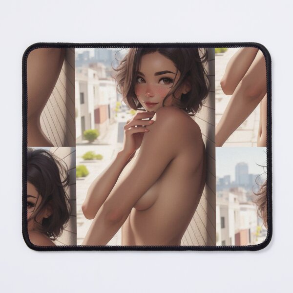 Item preview, Topless with Freckles on the Balcony designed and sold by KillerCrafts.