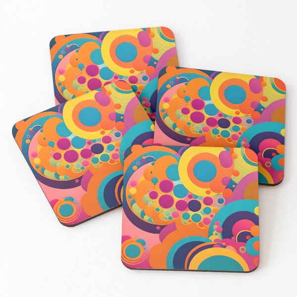 Item preview, Flower Power Colourful Flower Pattern designed and sold by druidwolfart.