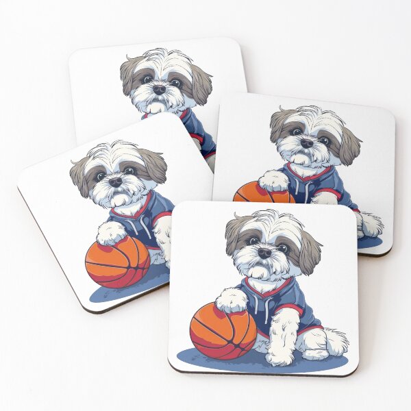 Item preview, Shih tzu in Basketball sport designed and sold by WickerStudio.