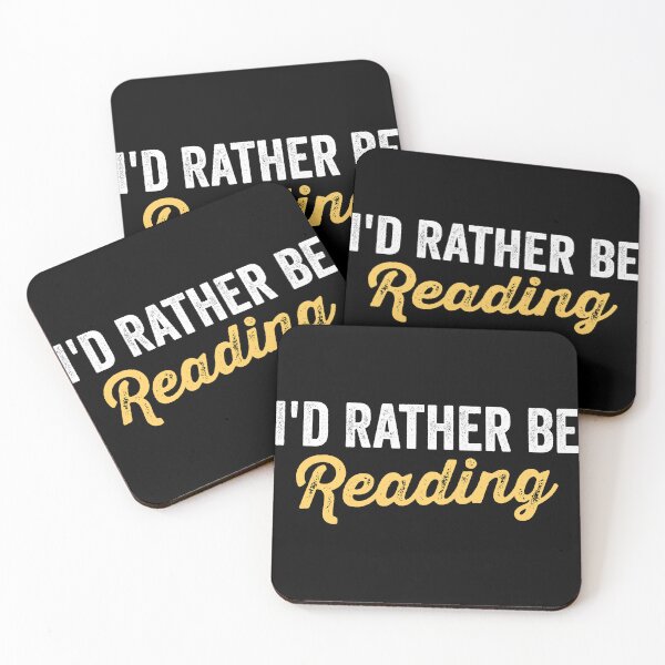 Item preview, I'd Rather Be Reading - Funny Book Lovers designed and sold by kevzadevinca.