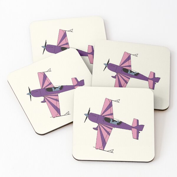 Item preview, Aviation Design Extra 300 Stunt Plane Sketch Pink and Purple designed and sold by skye-studio.