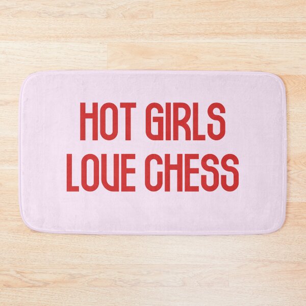 Item preview, Hot Girls Love Chess - Red Bold Text designed and sold by Chubuter.