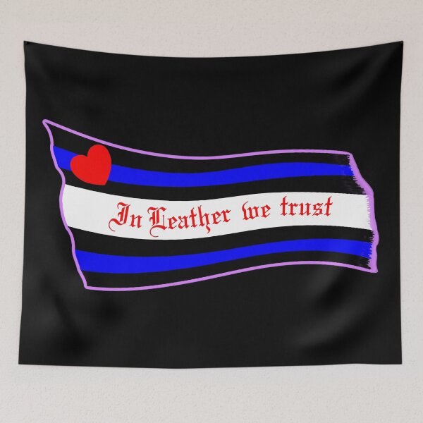 Item preview, In Leather We Trust designed and sold by LeatherRebel75.